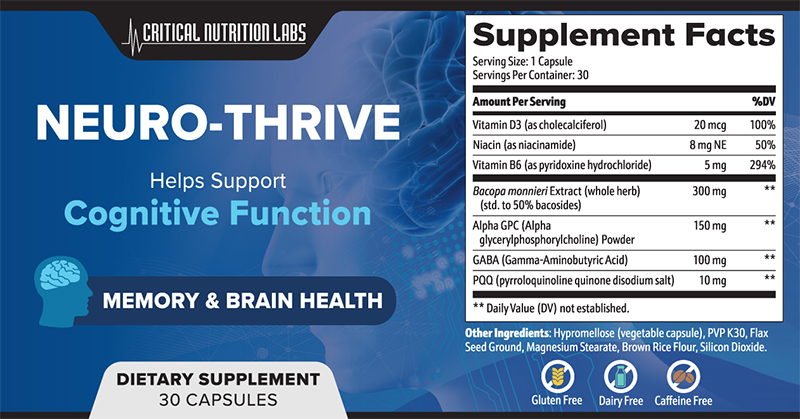 neuro thrive supplement facts